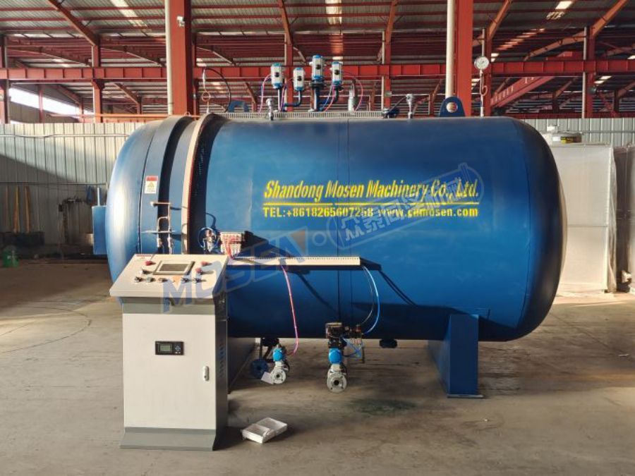 眾泰同澤手動開門電蒸汽硫化罐